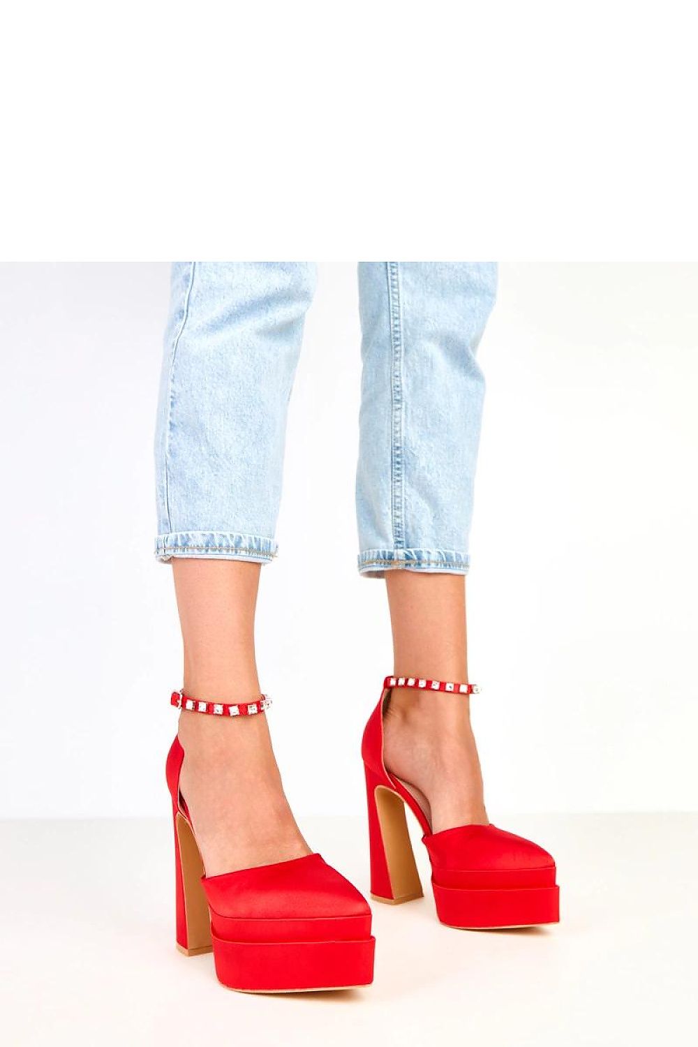   Czółenka Model Tolani YES-3062-8 Red - Solea 