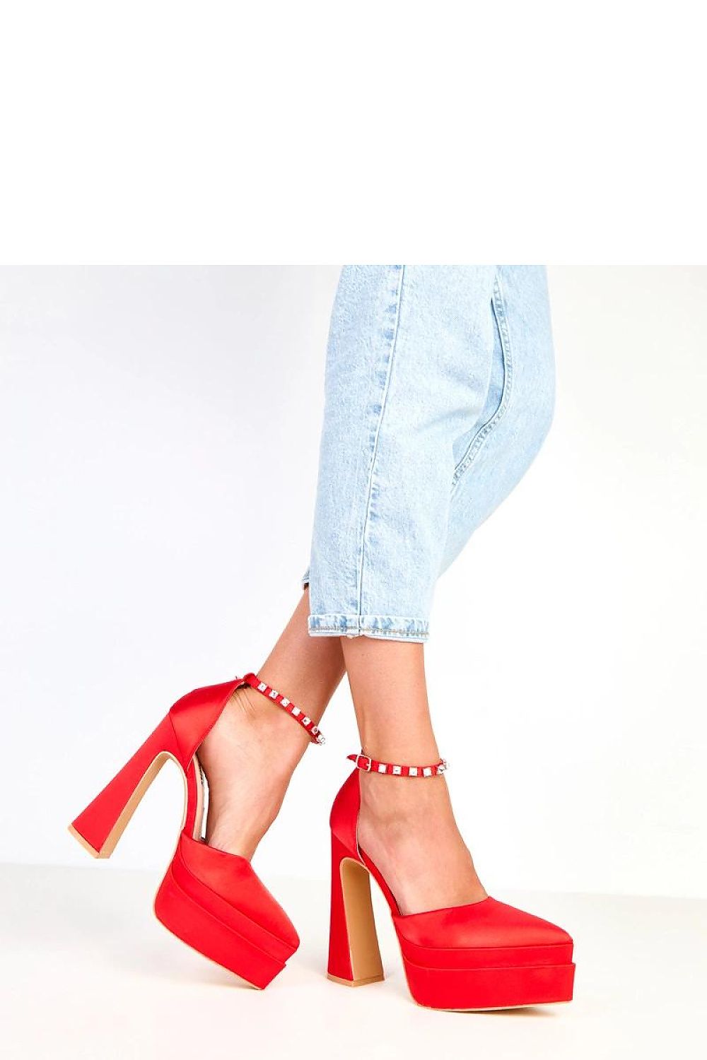   Czółenka Model Tolani YES-3062-8 Red - Solea 