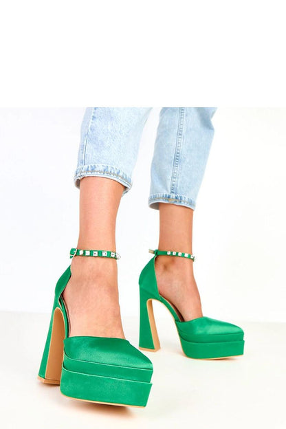   Czółenka Model Tolani YES-3062-8 Green - Solea 