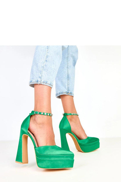   Czółenka Model Tolani YES-3062-8 Green - Solea 