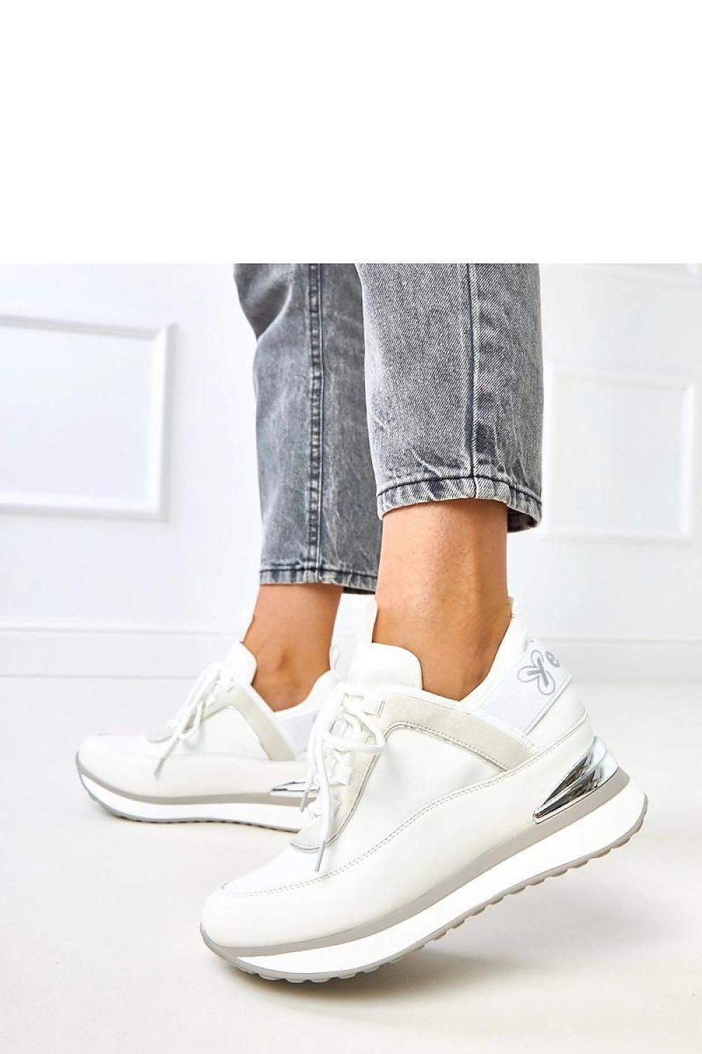   Buty Sportowe Model Ramona RQ1 White - Solea 