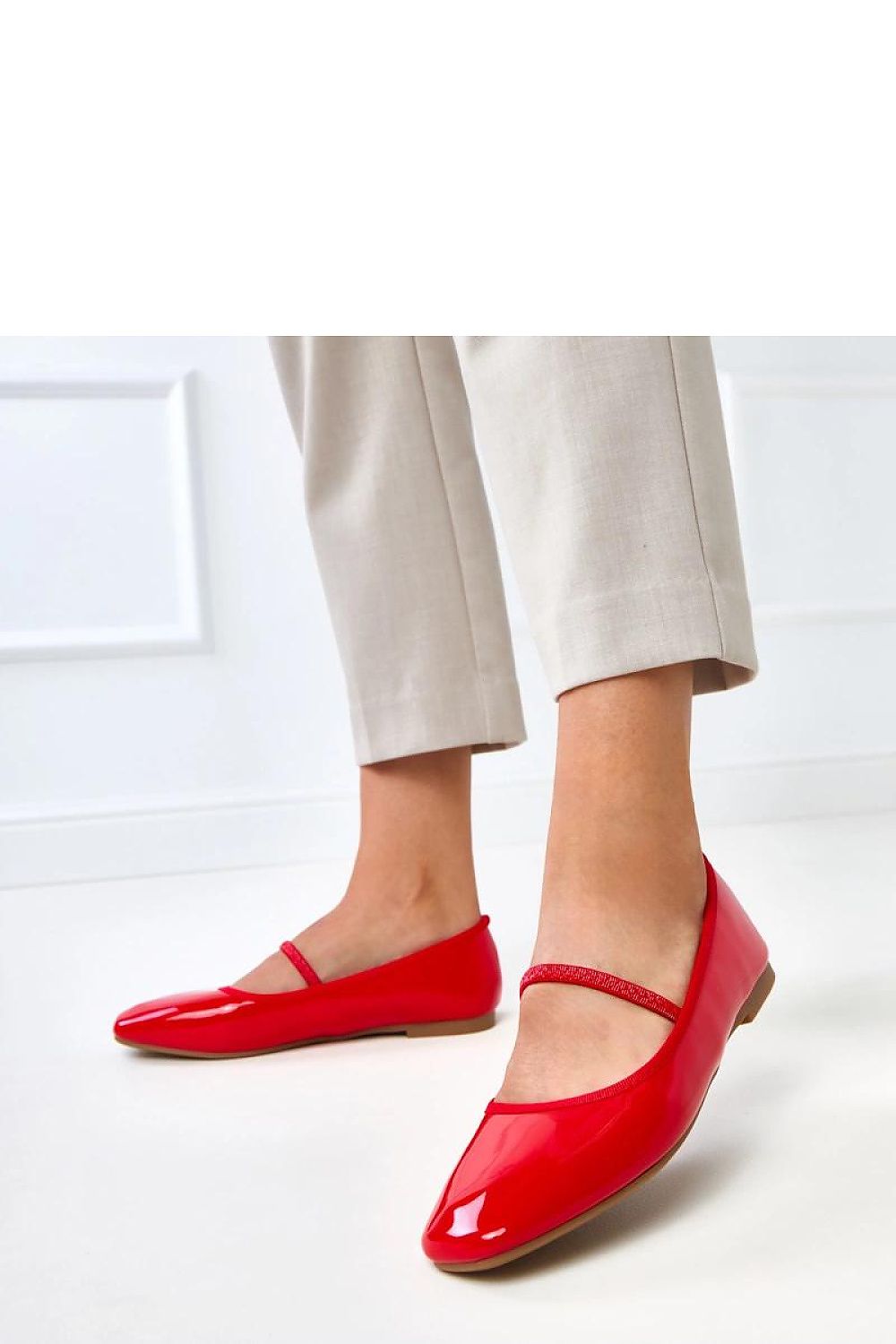   Baleriny Model Lantos LG23-4 Red - Solea 