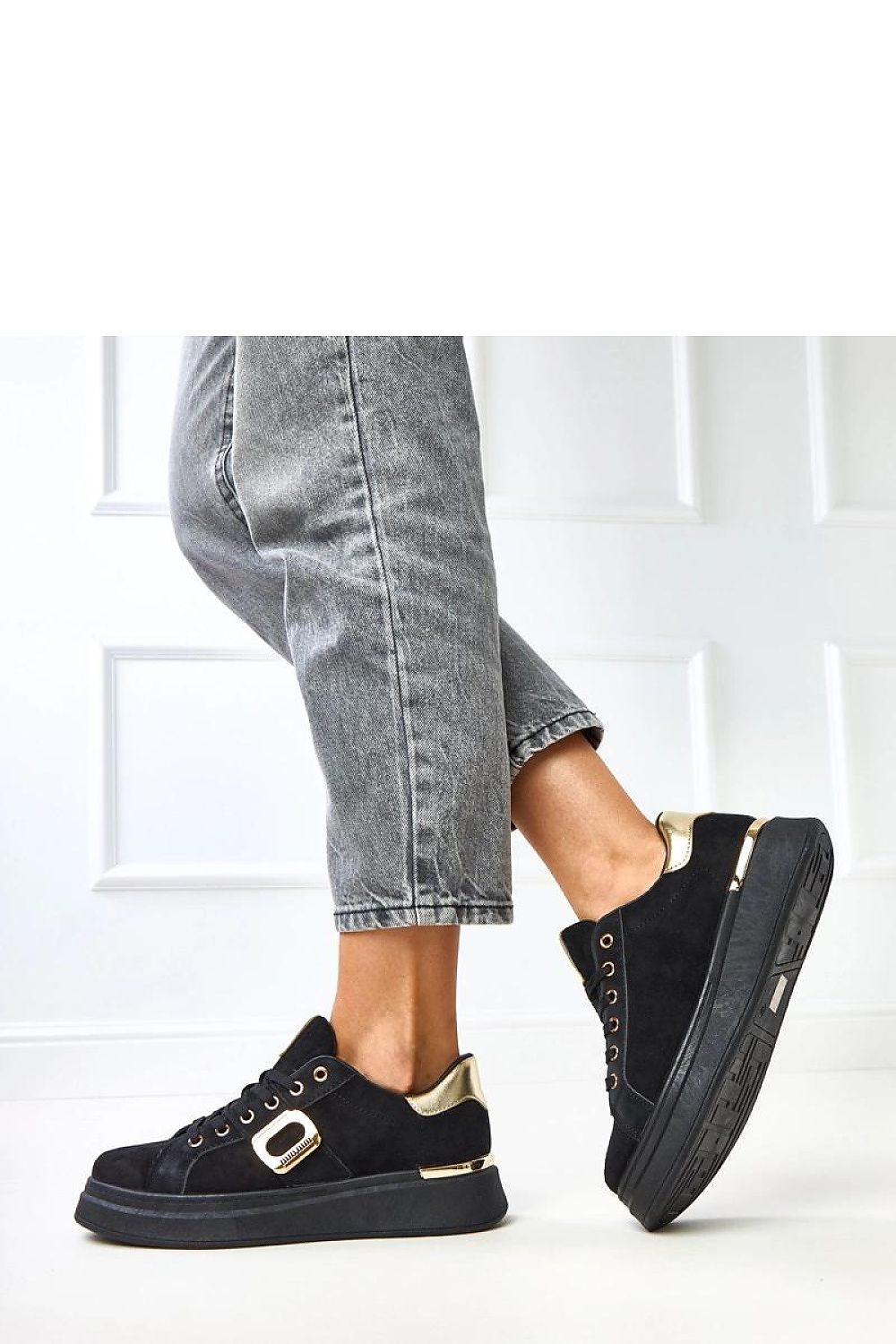   Buty Sportowe Model Laumen GB016 Black - Solea 