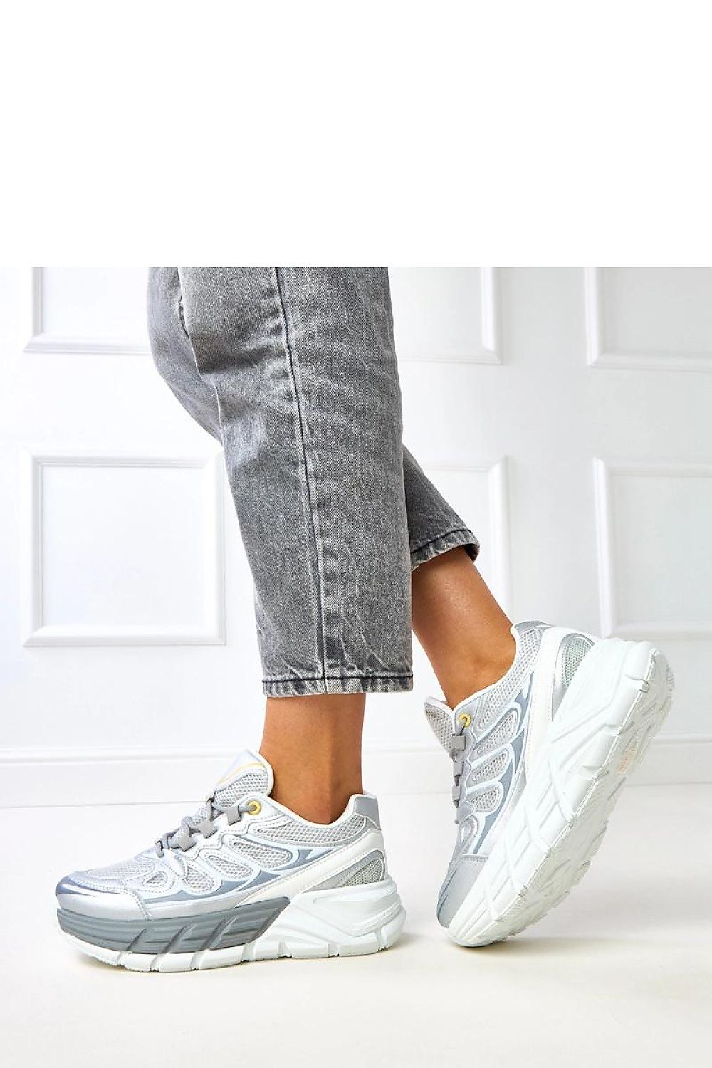   Buty Sportowe Model Souza EX5615-3 Silver - Solea 