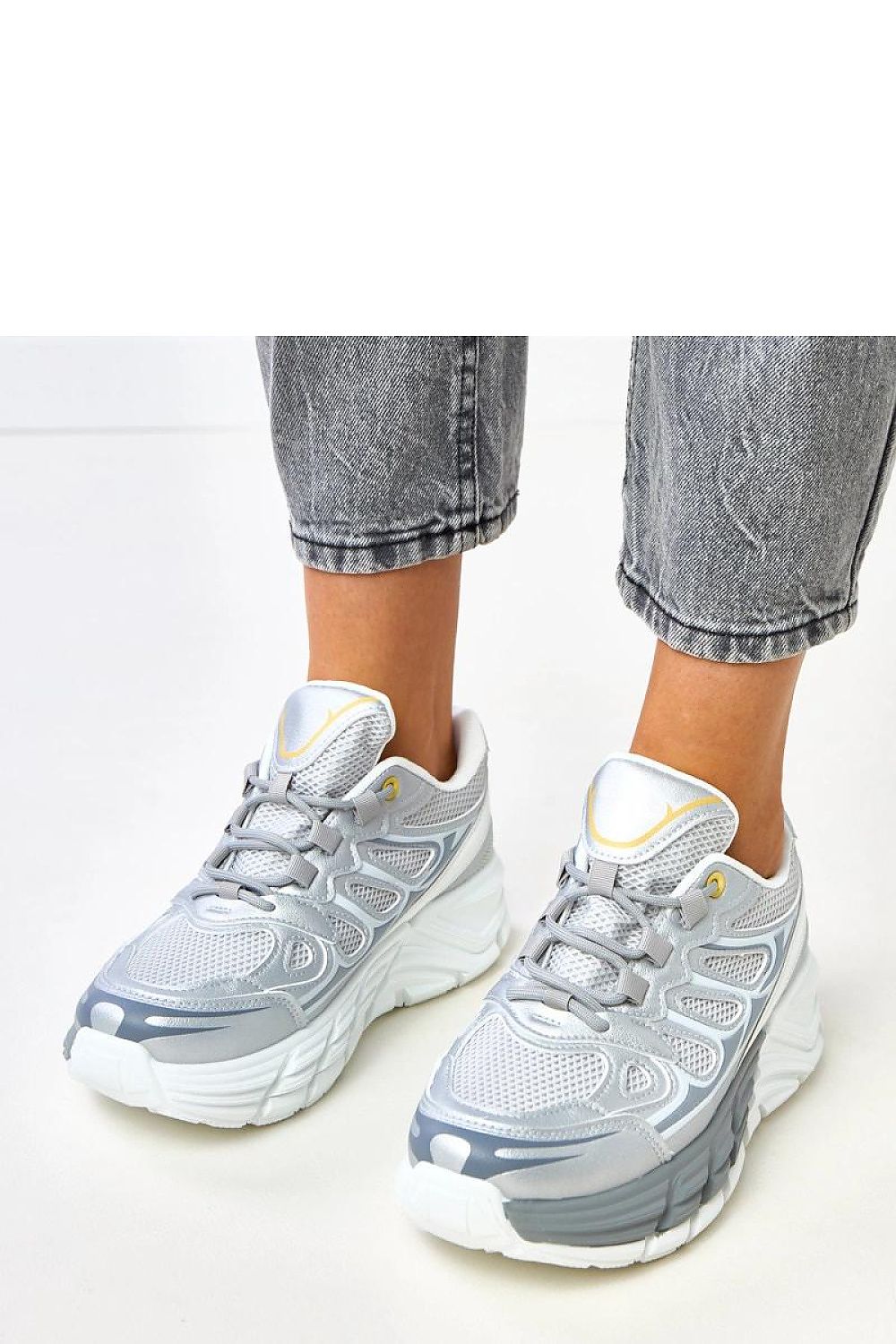   Buty Sportowe Model Souza EX5615-3 Silver - Solea 