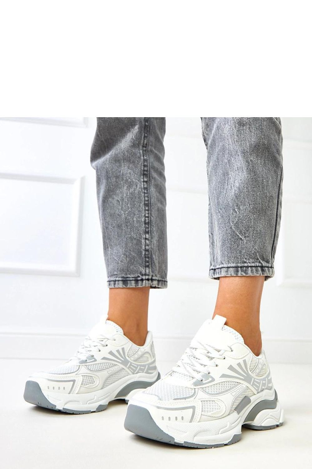   Buty Sportowe Model Tims GLA1108 White - Solea 