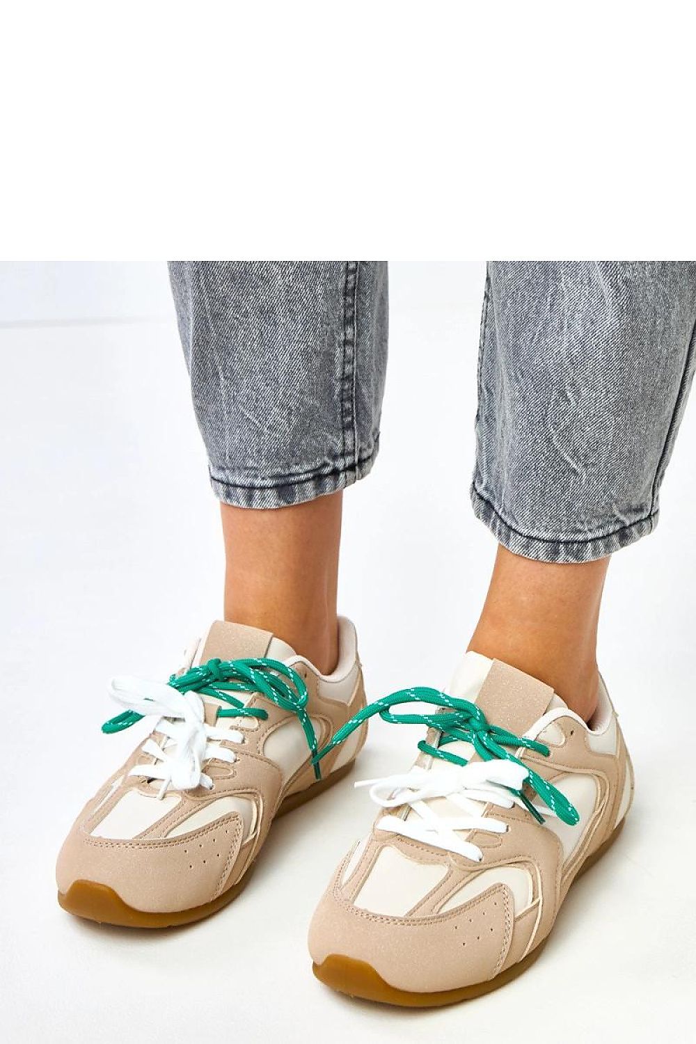   Buty Sportowe Model Casey C2044-8 Beige - Solea 