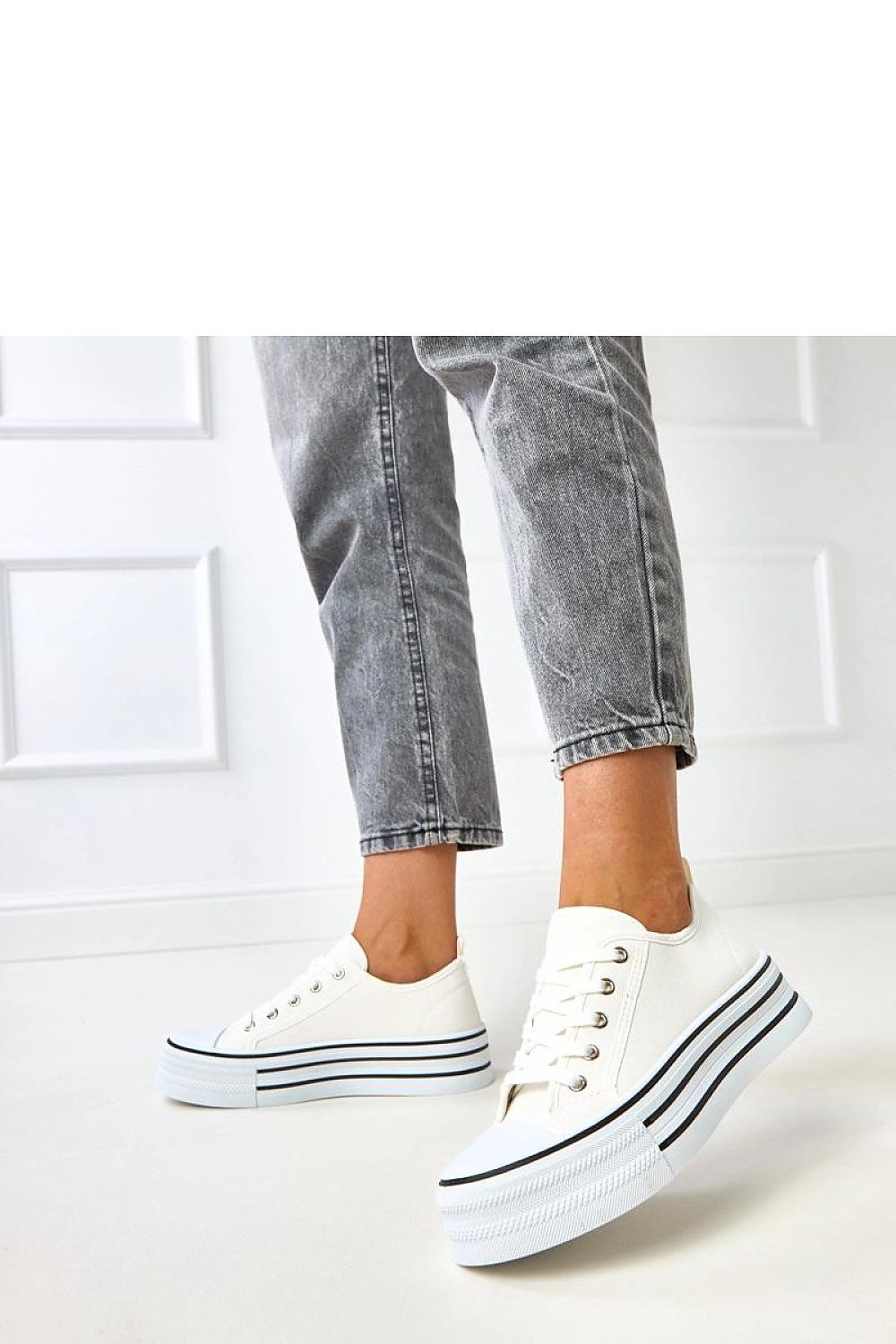   Trampki Model Talah SL8826 White - Solea 