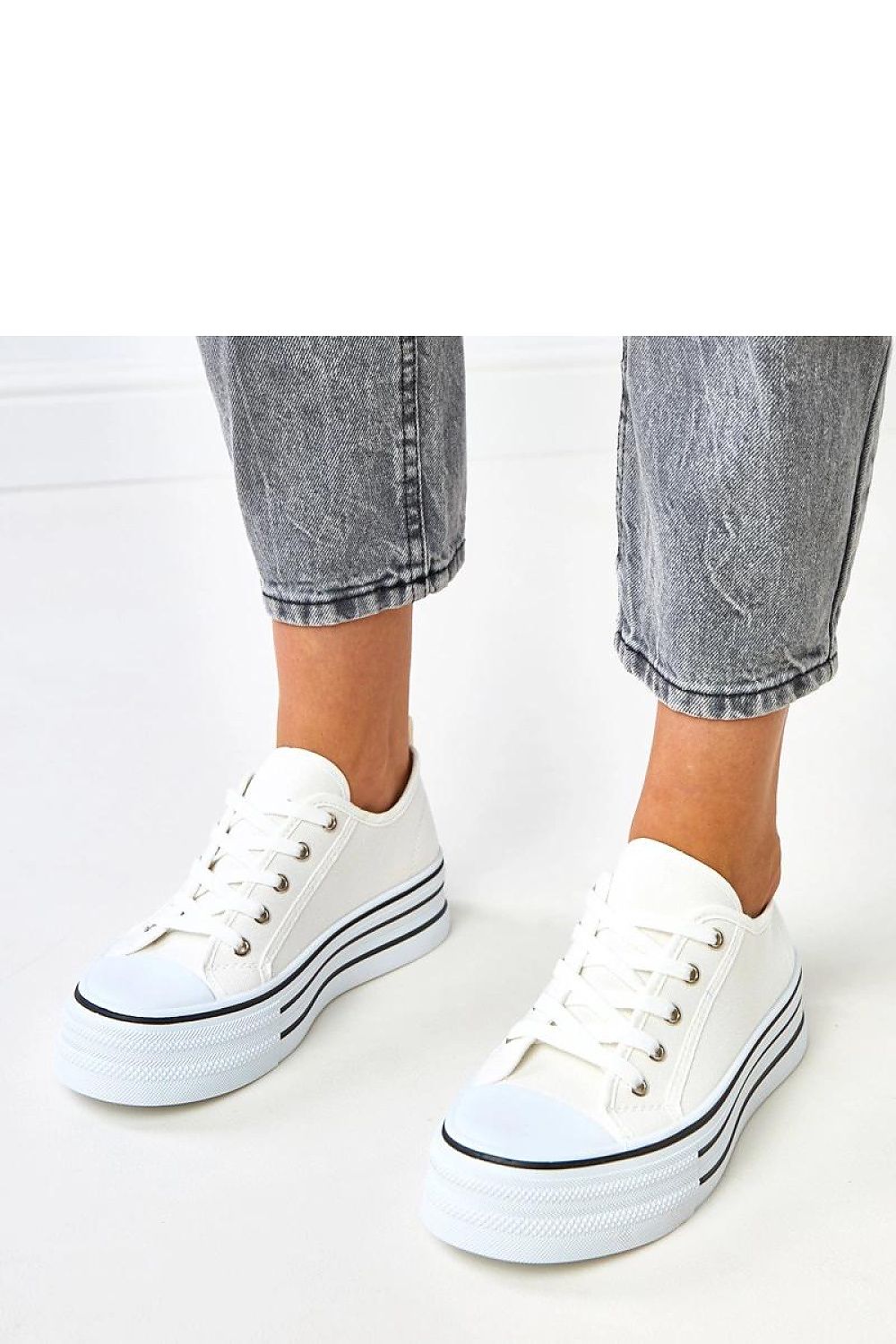   Trampki Model Talah SL8826 White - Solea 