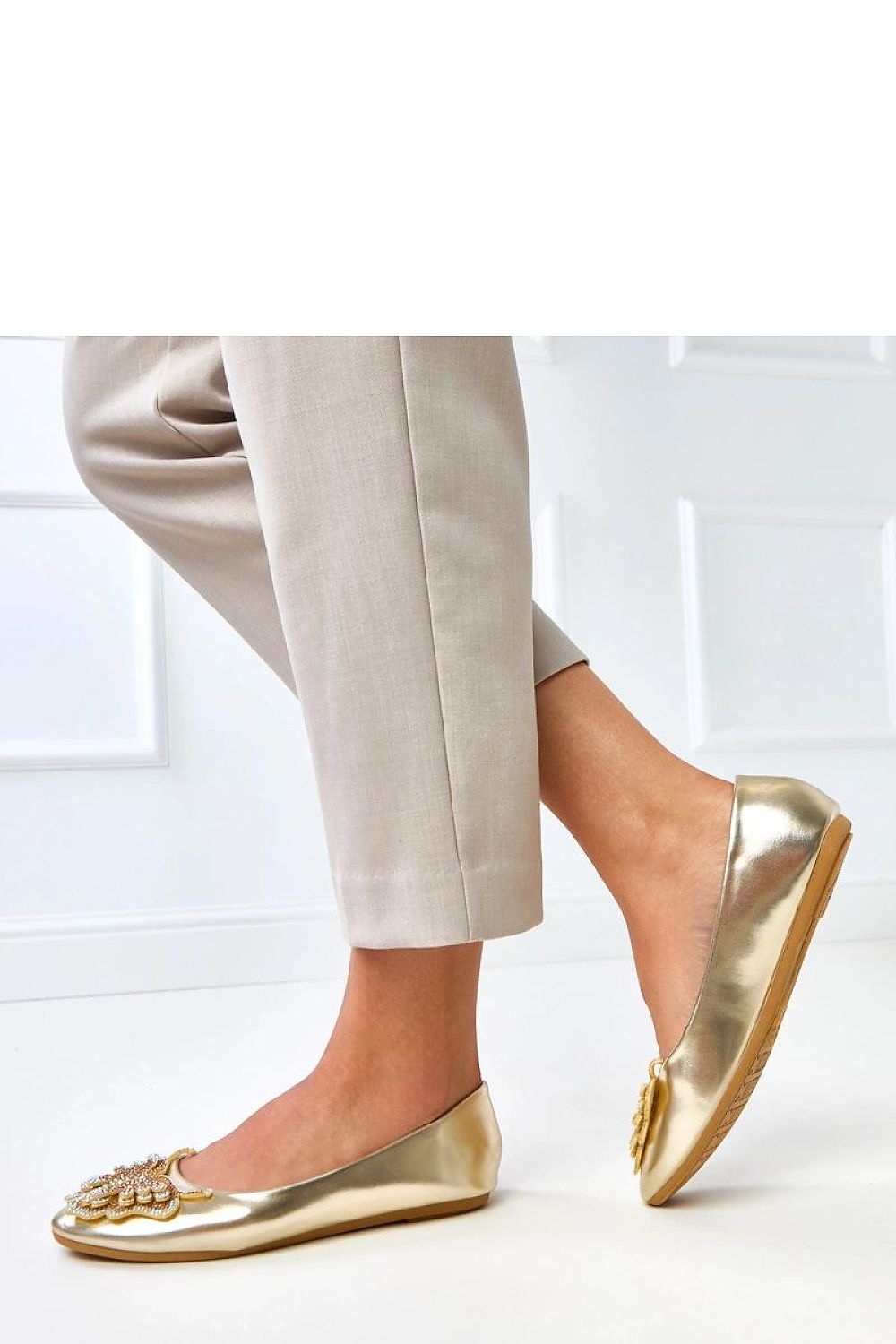   Baleriny Model Gruca GJ3092-4 Gold - Solea 