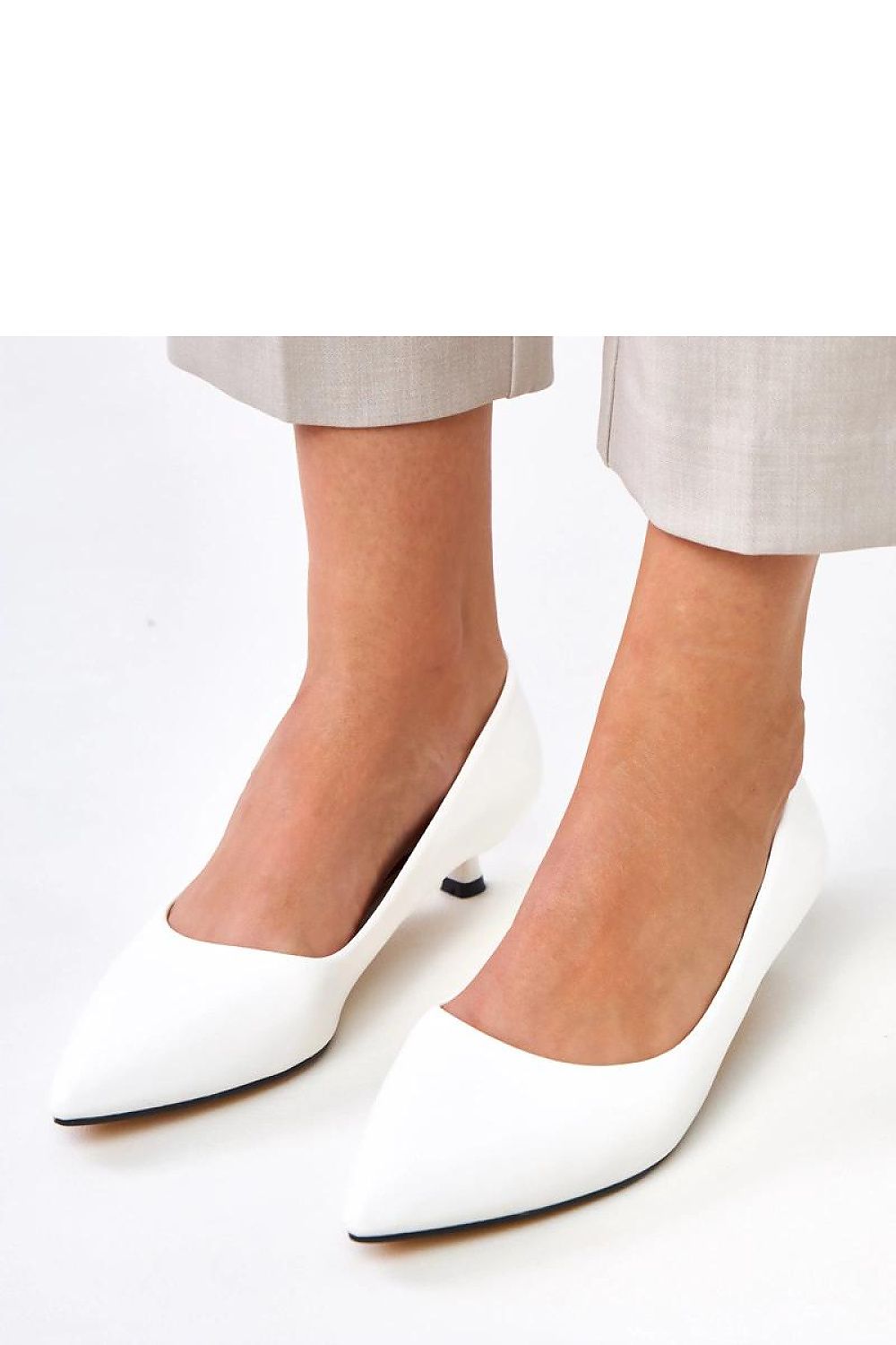   Czółenka Model Louise GG3094-3 White - Solea 