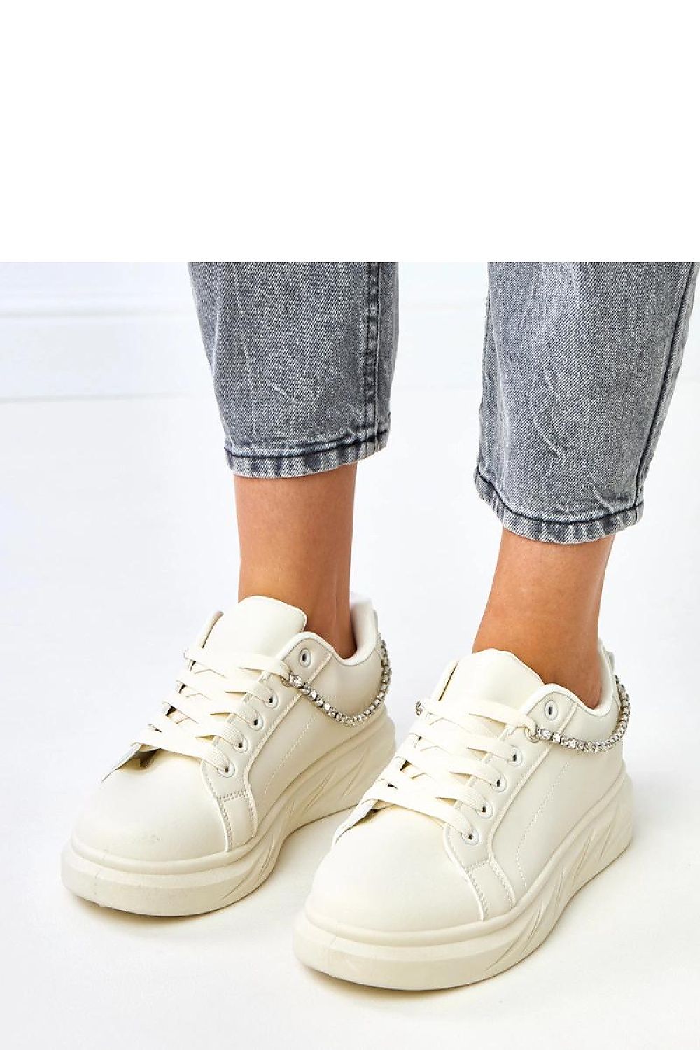   Buty Sportowe Model Tina SL-A52 Beige - Solea 