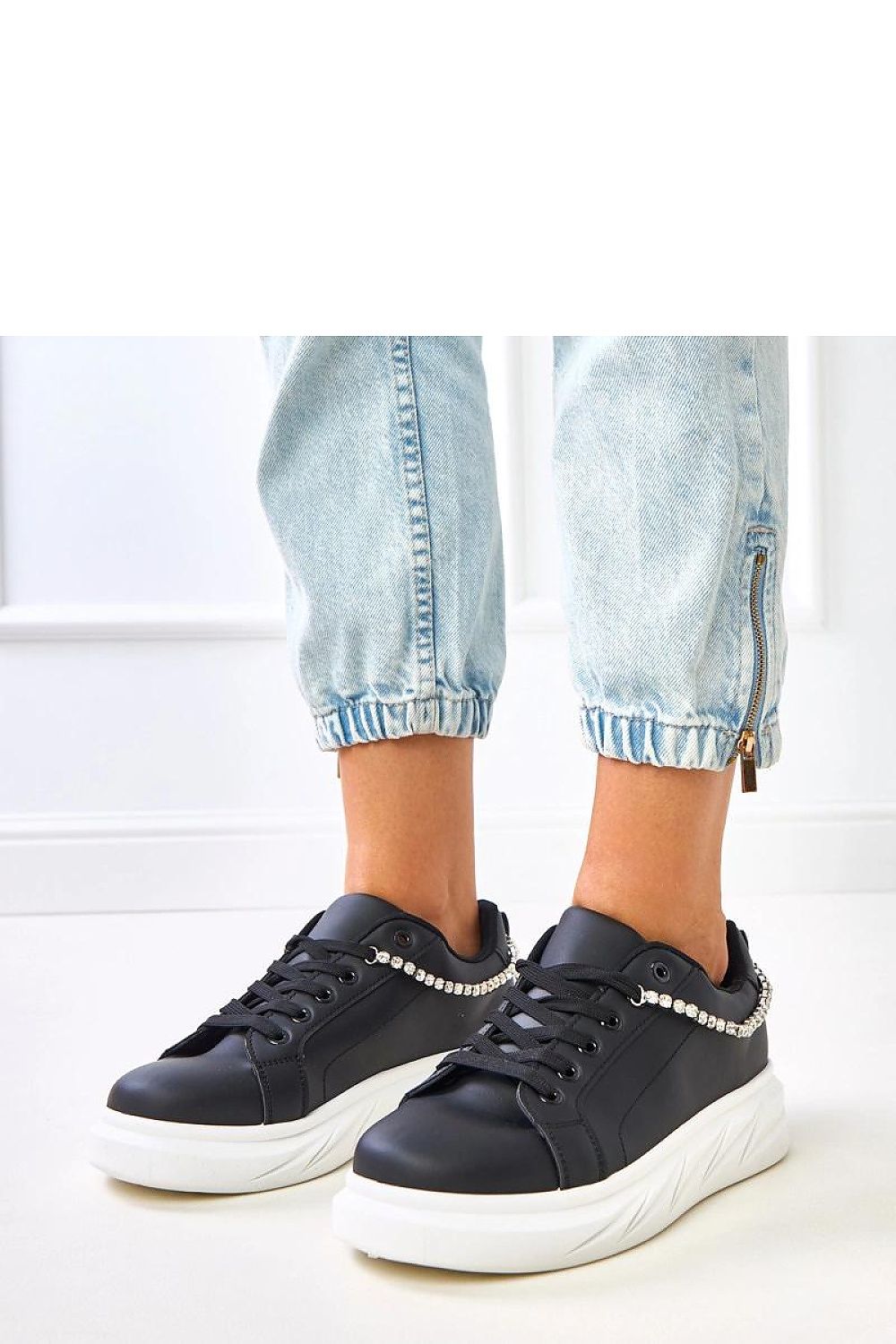   Buty Sportowe Model Tina SL-A52 Black - Solea 