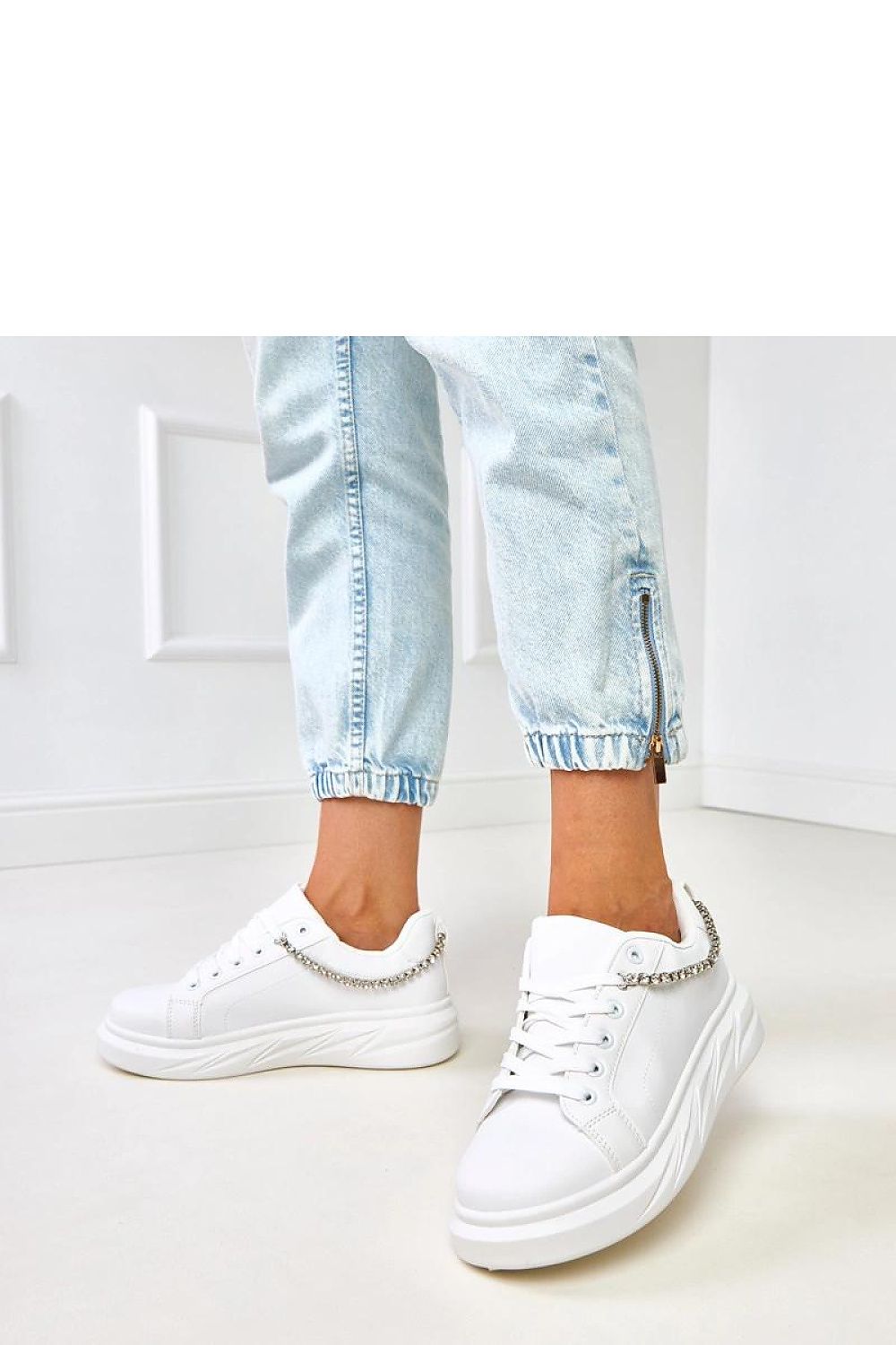   Buty Sportowe Model Tina SL-A52 White - Solea 