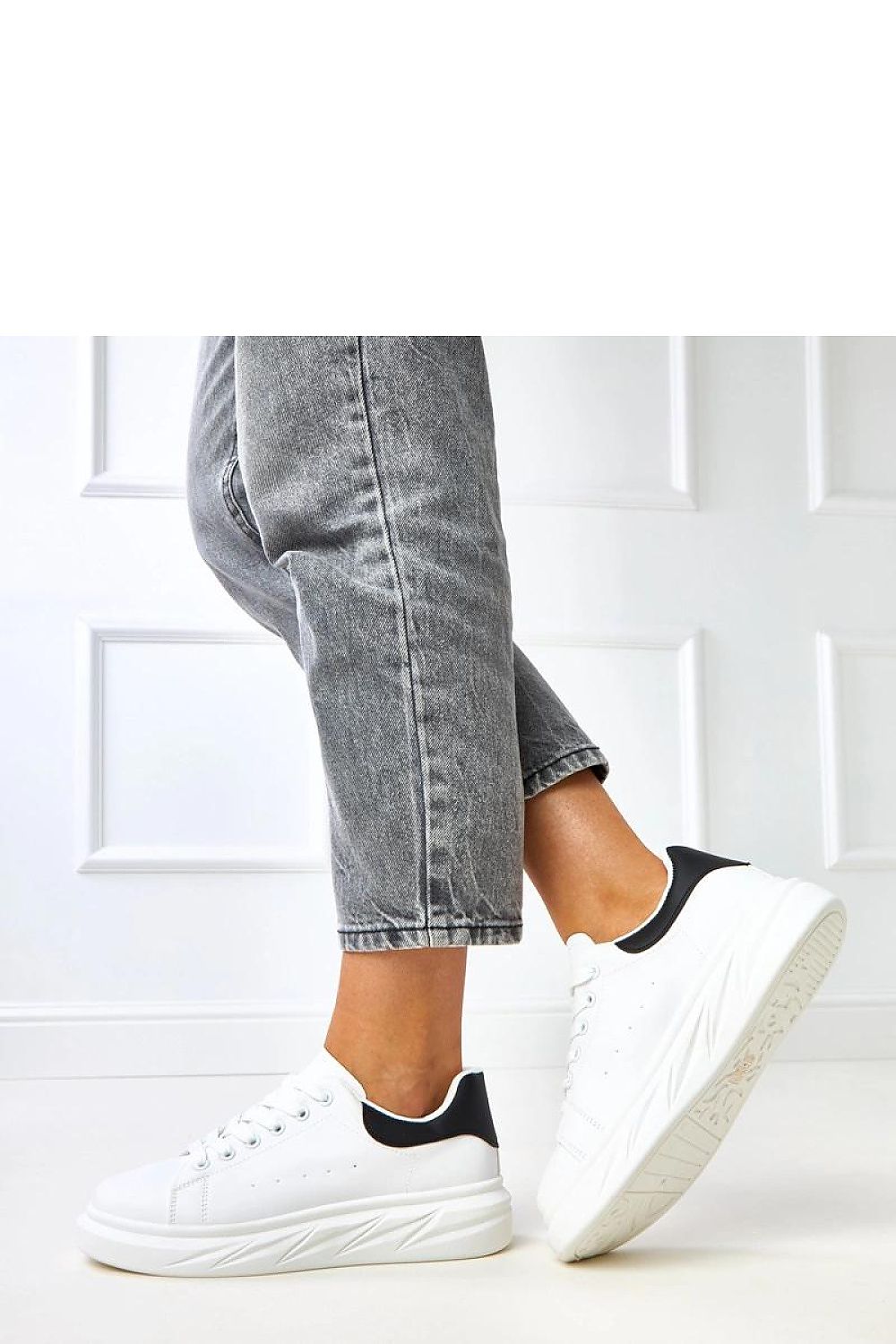   Buty Sportowe Model Rosier A-70 Black/WHite - Solea 