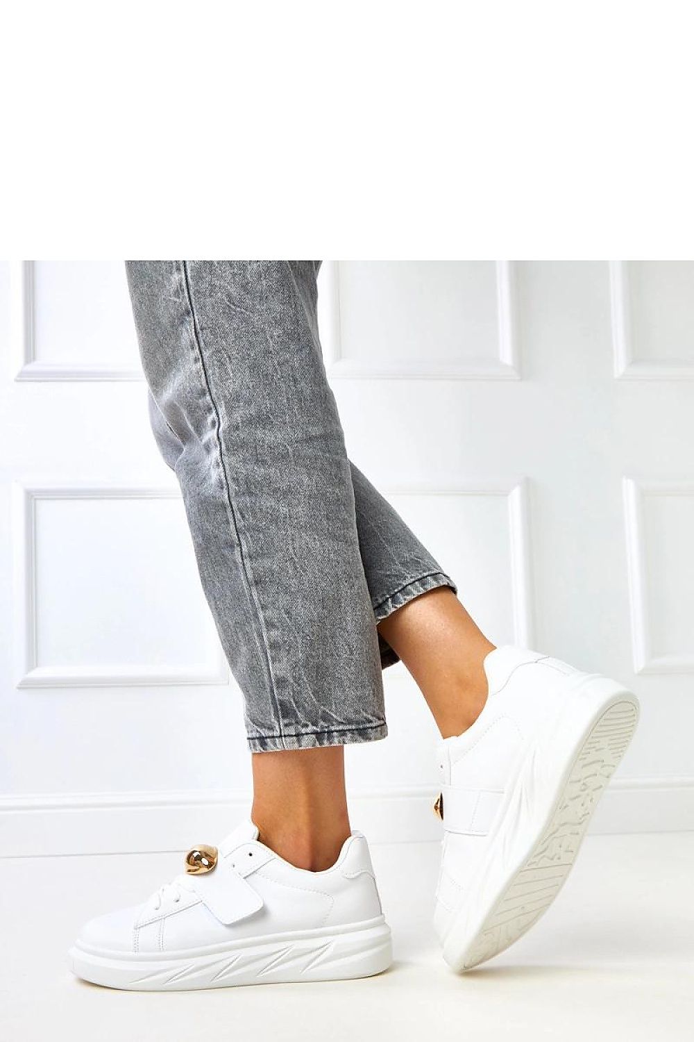   Buty Sportowe Model Melania A-69 White - Solea 