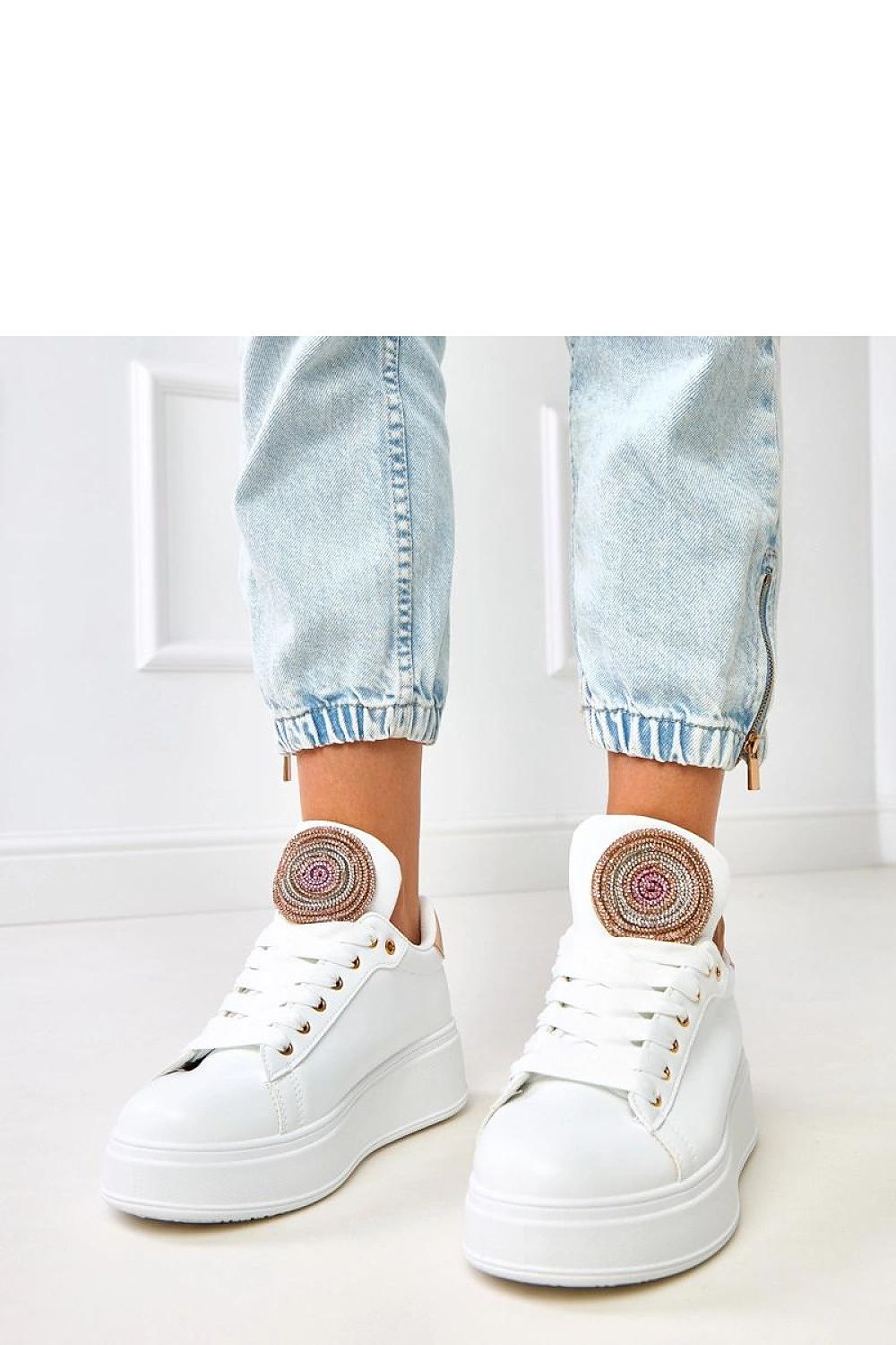   Buty Sportowe Model Bethany B1050W White - Solea 