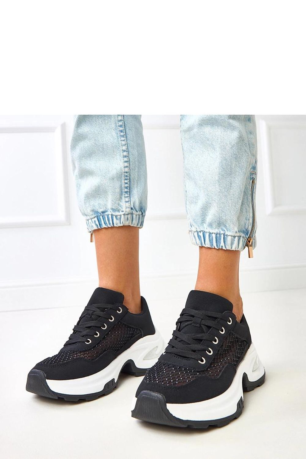   Buty Sportowe Model Inga SL-A53 Black - Solea 