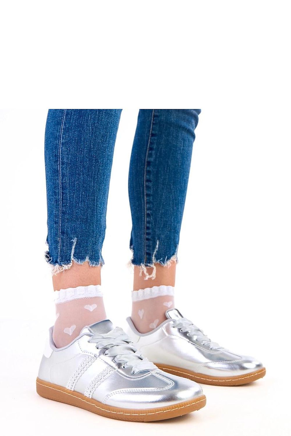   Buty Sportowe Model Madres A-110 Silver - Solea 