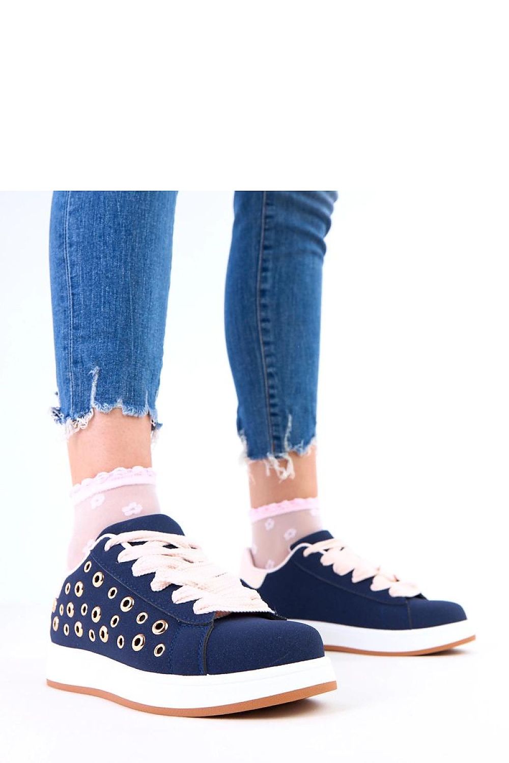   Buty Sportowe Model Adelis A-129 Navy - Solea 