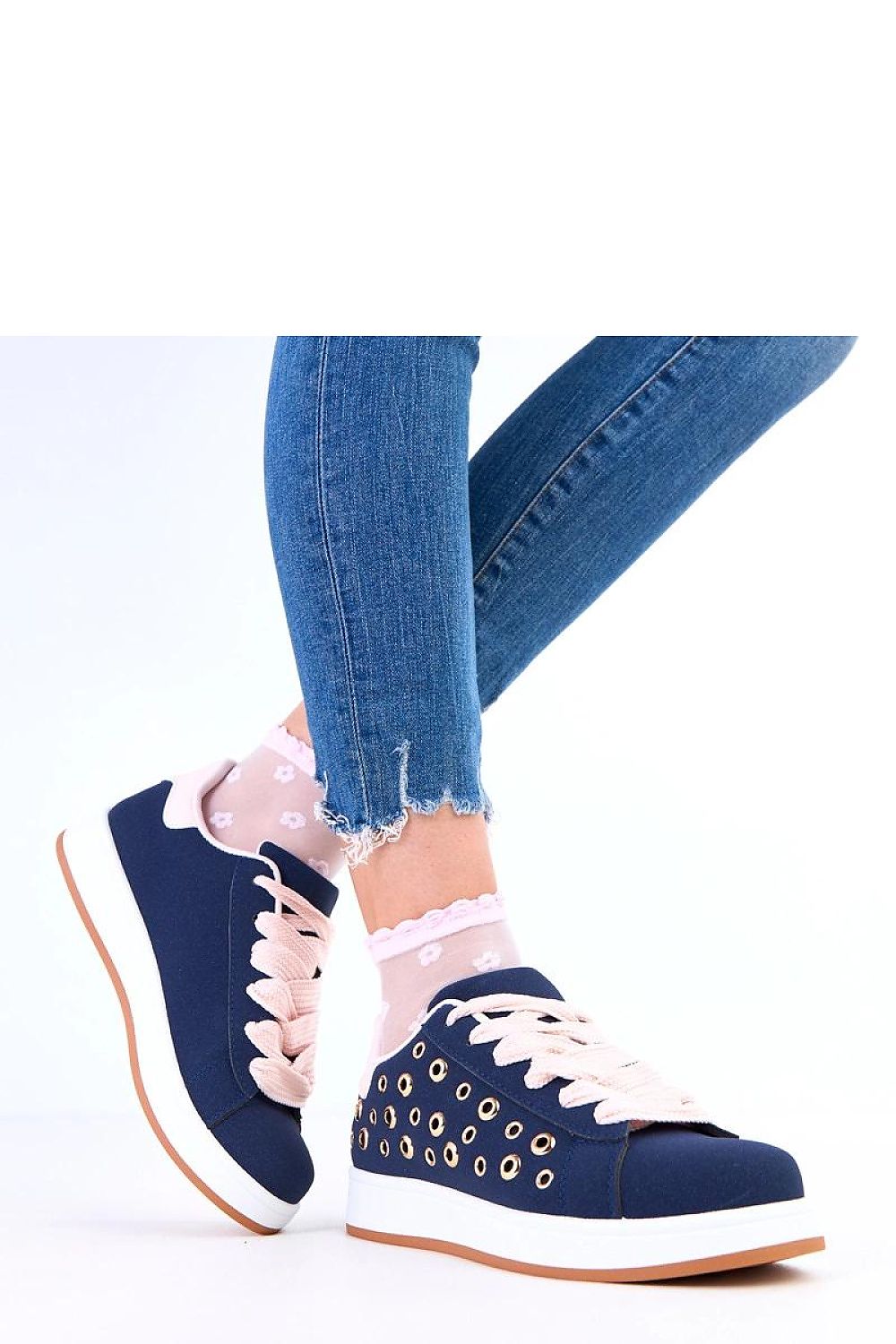   Buty Sportowe Model Adelis A-129 Navy - Solea 