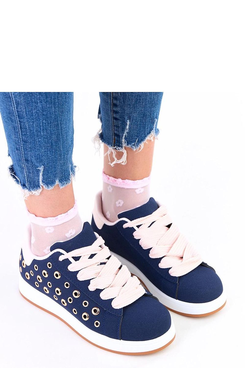   Buty Sportowe Model Adelis A-129 Navy - Solea 