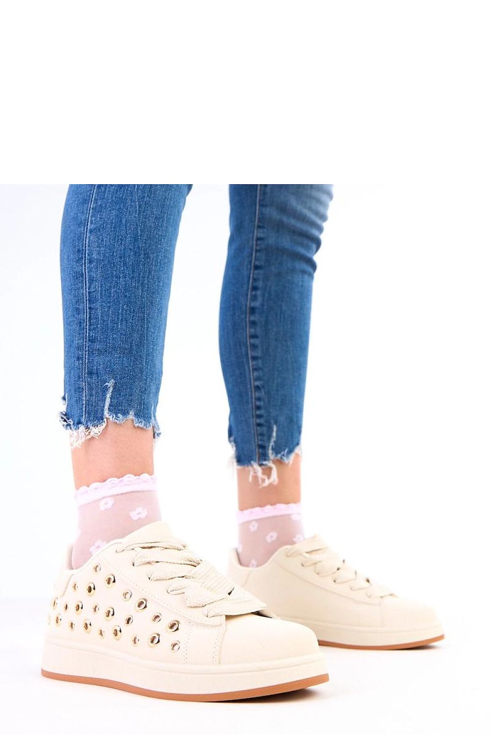   Buty Sportowe Model Adelis A-129 Beige - Solea 