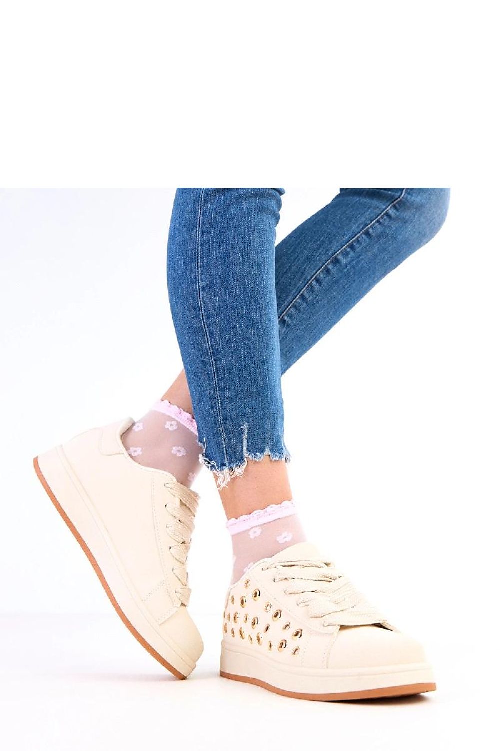   Buty Sportowe Model Adelis A-129 Beige - Solea 