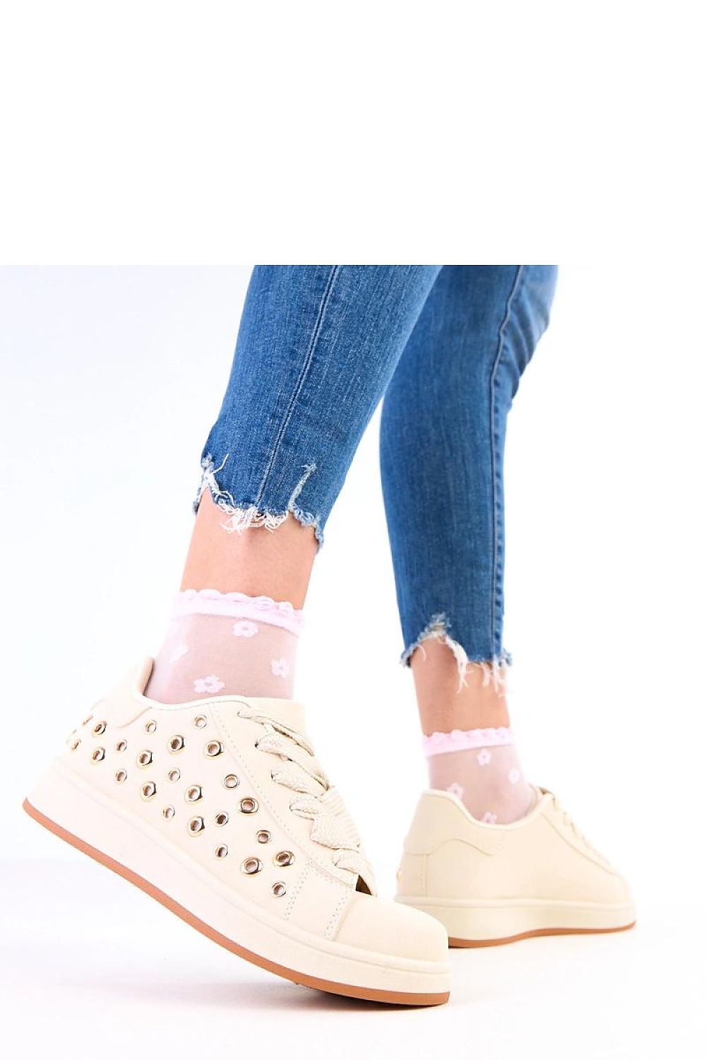   Buty Sportowe Model Adelis A-129 Beige - Solea 