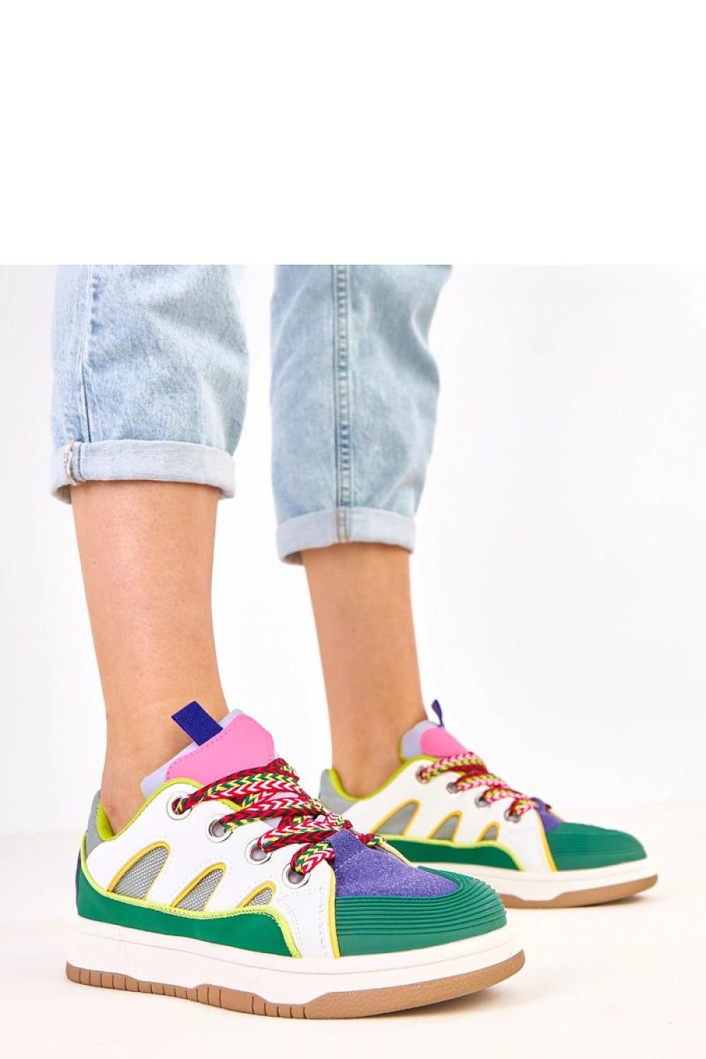   Buty Sportowe Model Neolis 2LO-YD8489-01 Green - Solea 