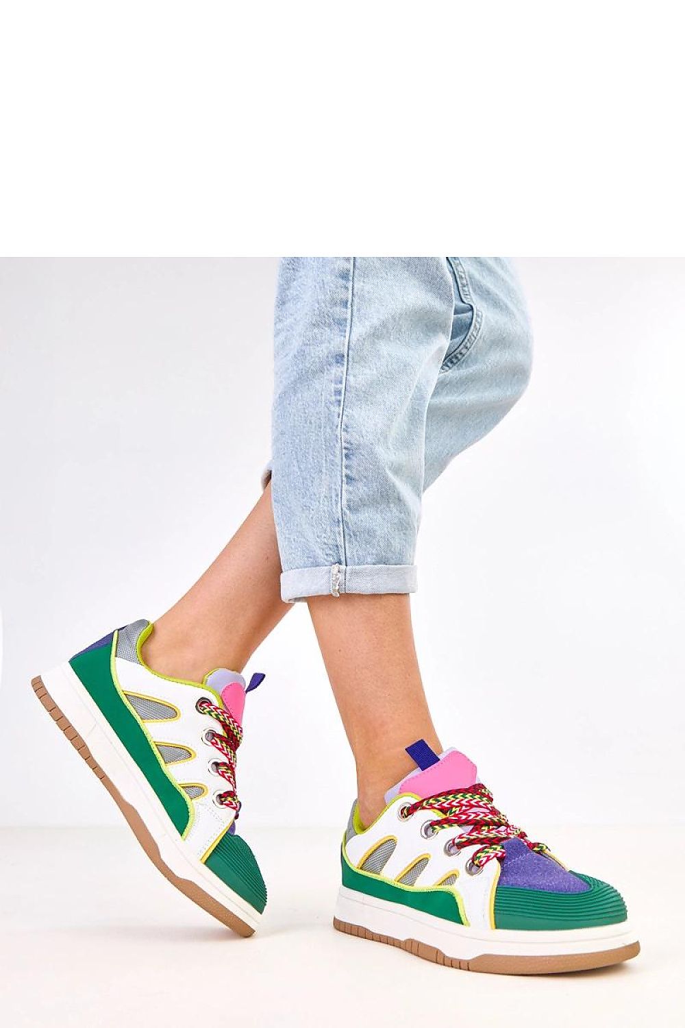   Buty Sportowe Model Neolis 2LO-YD8489-01 Green - Solea 