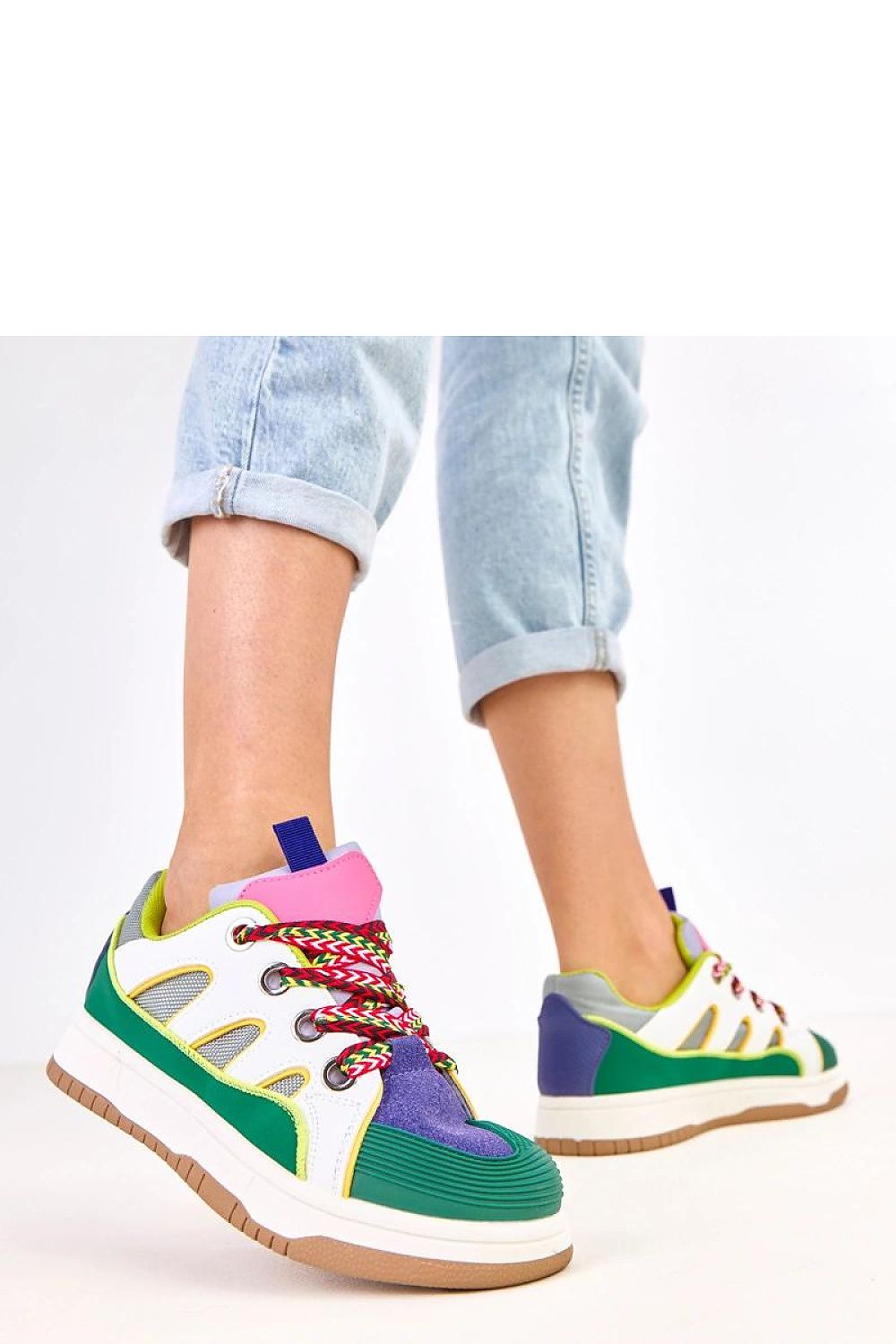   Buty Sportowe Model Neolis 2LO-YD8489-01 Green - Solea 