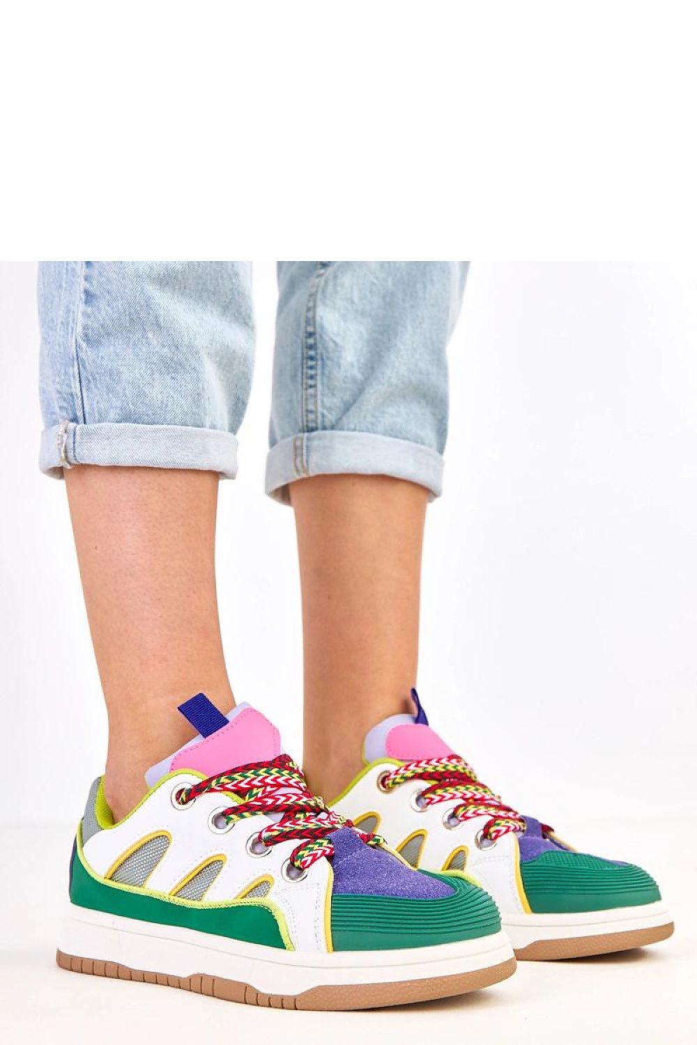   Buty Sportowe Model Neolis 2LO-YD8489-01 Green - Solea 