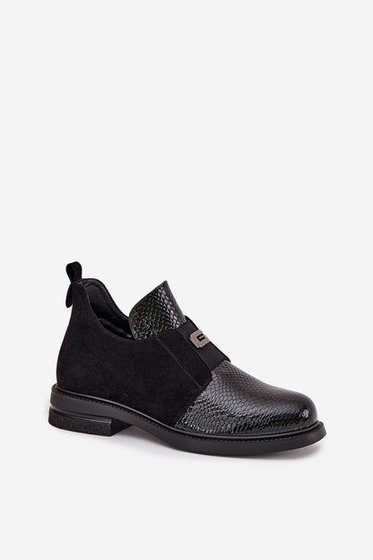   Botki Model Vinceza 58560 Black Lakier - Step in style 