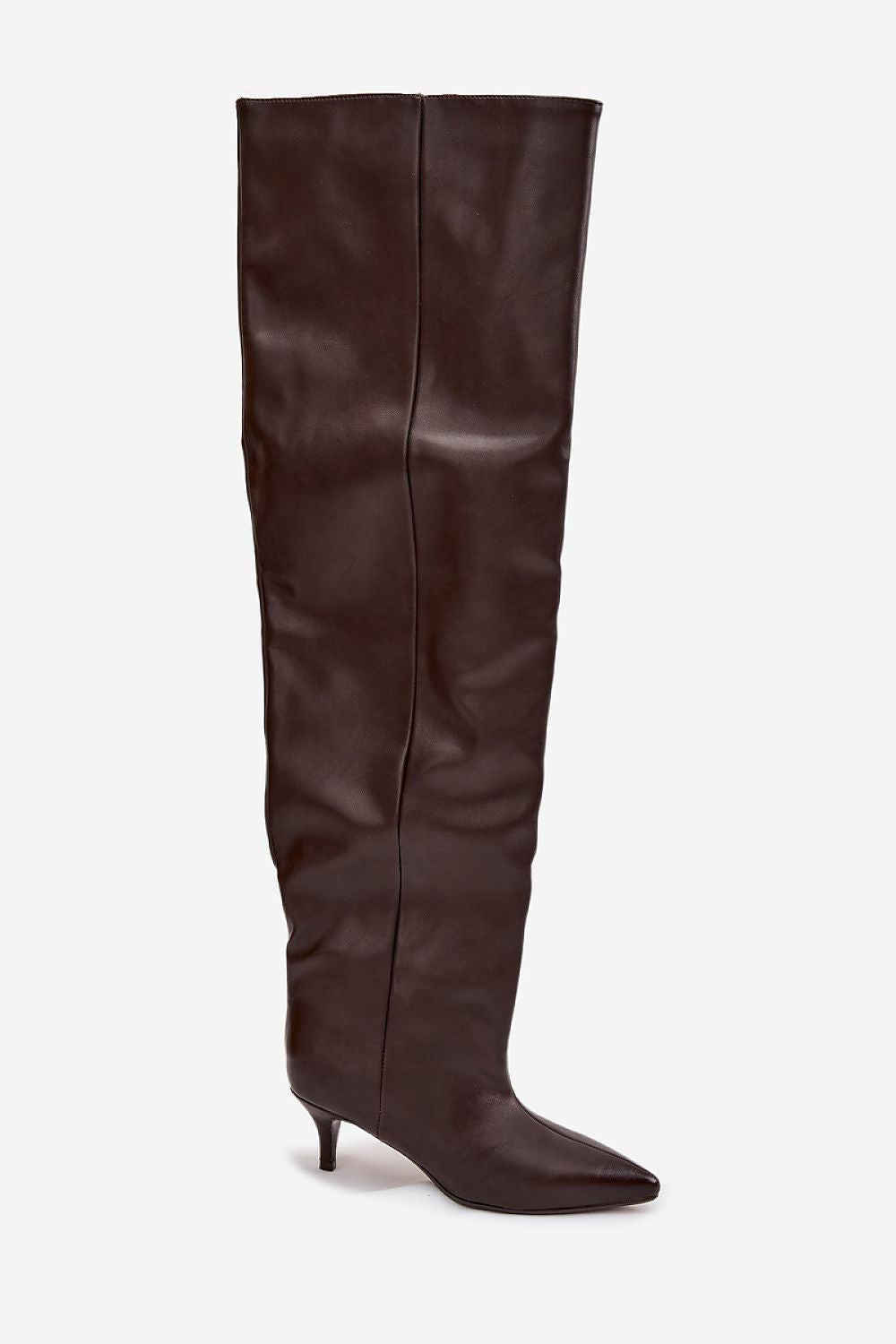   Kozaki Model Ysolienne 8506 Czekolada Skóra - Step in style 