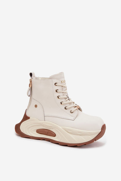   Botki Model Goe SS2N4300 Light Beige - Step in style 