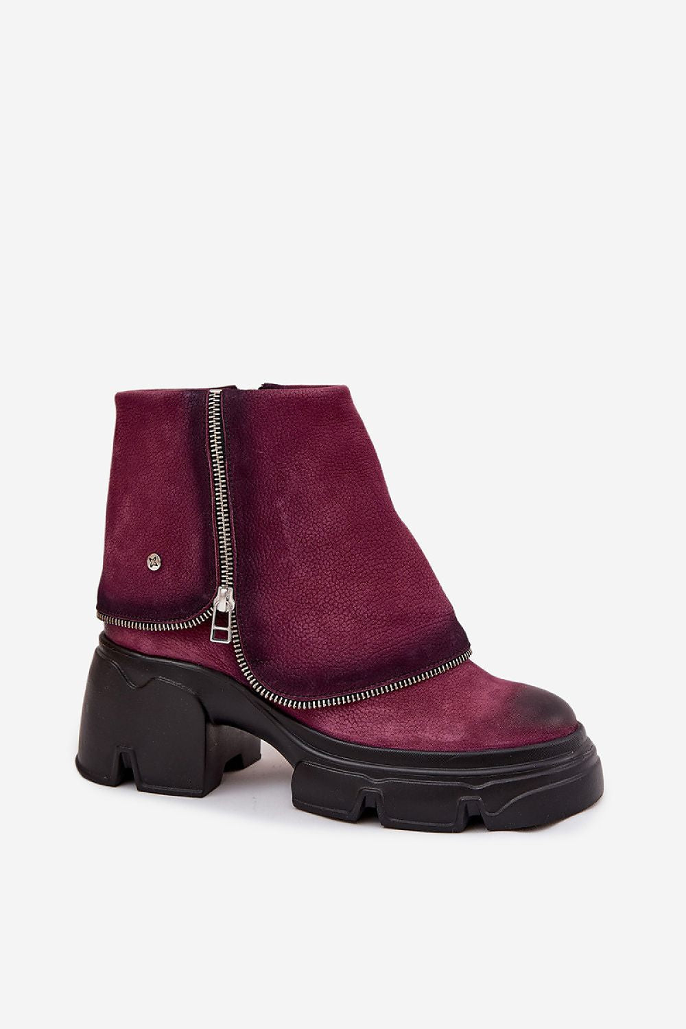   Botki Model Maciejka 07145-23 Bordo - Step in style 