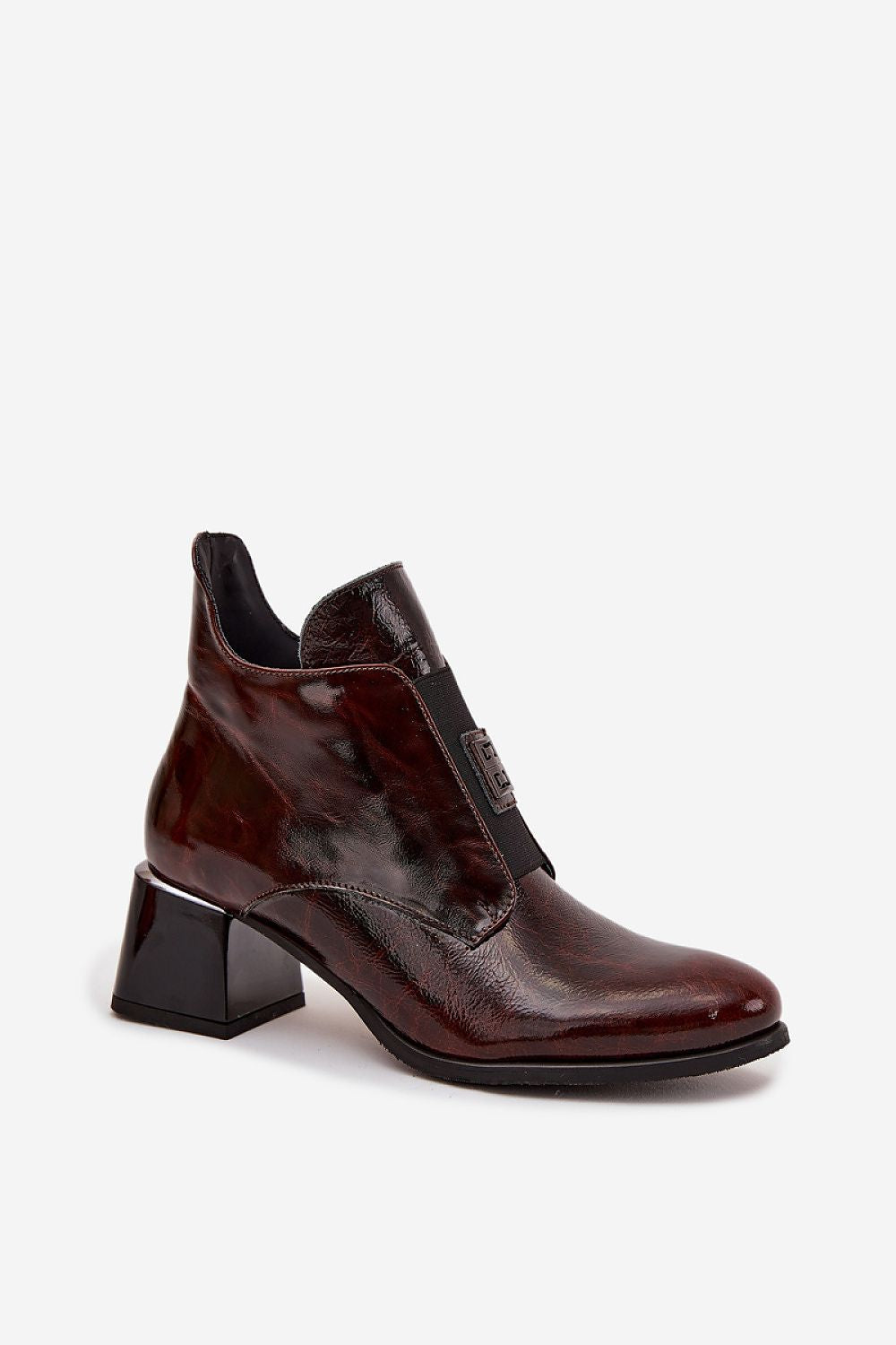   Botki Model Zazoo 60560 Dark Brown - Step in style 