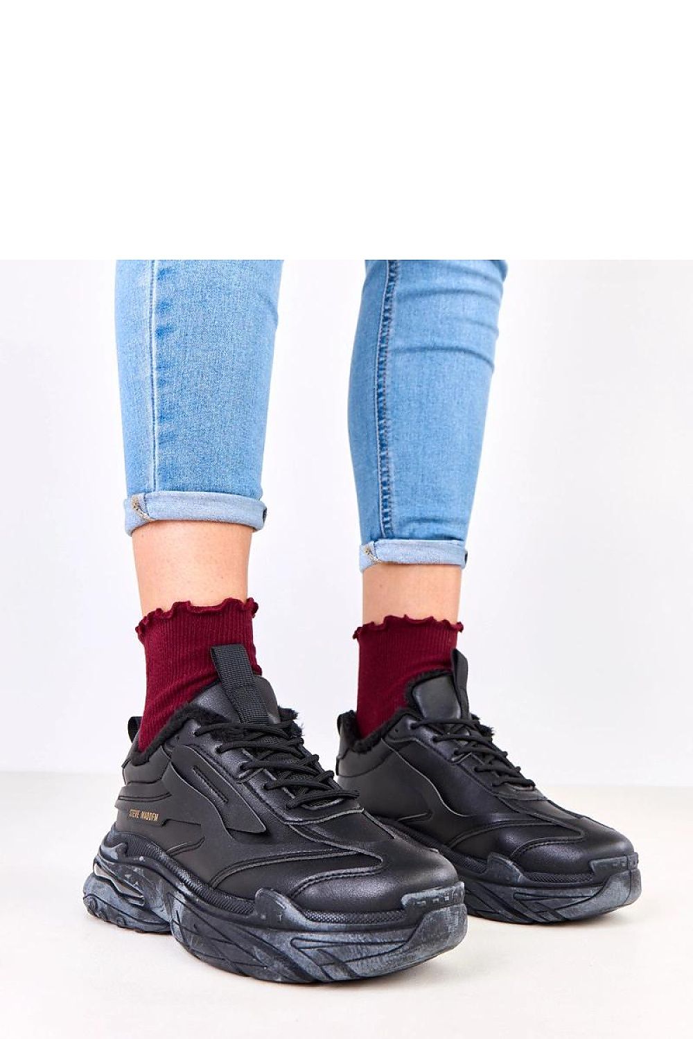   Buty Sportowe Model Steves XY2815-1 Black - Solea 