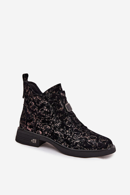   Botki Model DA CR52-713 Black/Brown - Step in style 