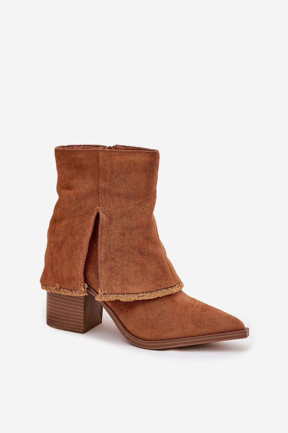   Botki Model Idalia OM283 Camel - Step in style 