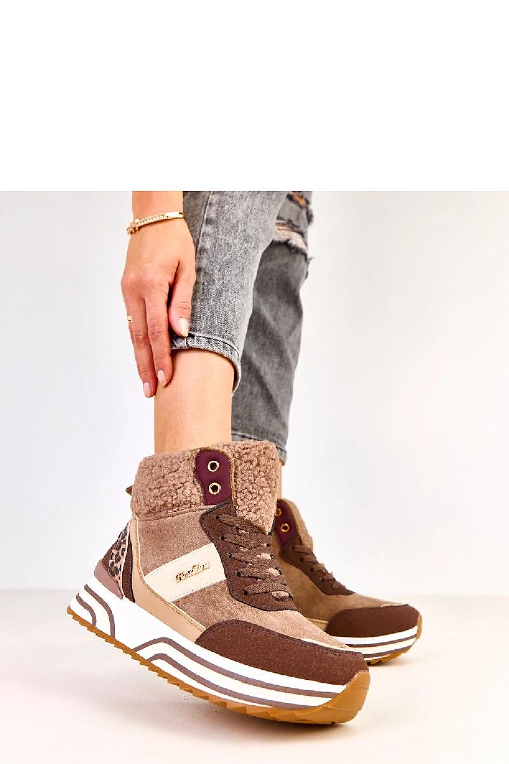   Buty Sportowe Model Mirasen EX5623-4 Brown - Solea 