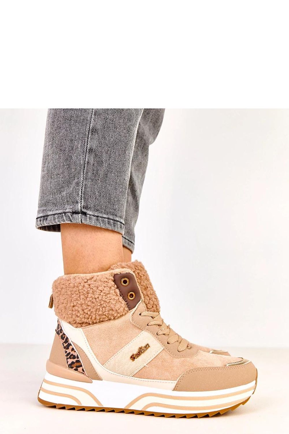   Buty Sportowe Model Mirasen EX5623-3 Dark Beige - Solea 