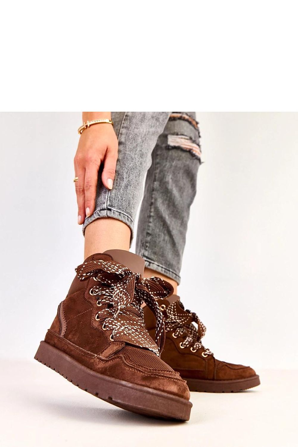   Buty Sportowe Model Klevis C2077-4 Brown - Solea 