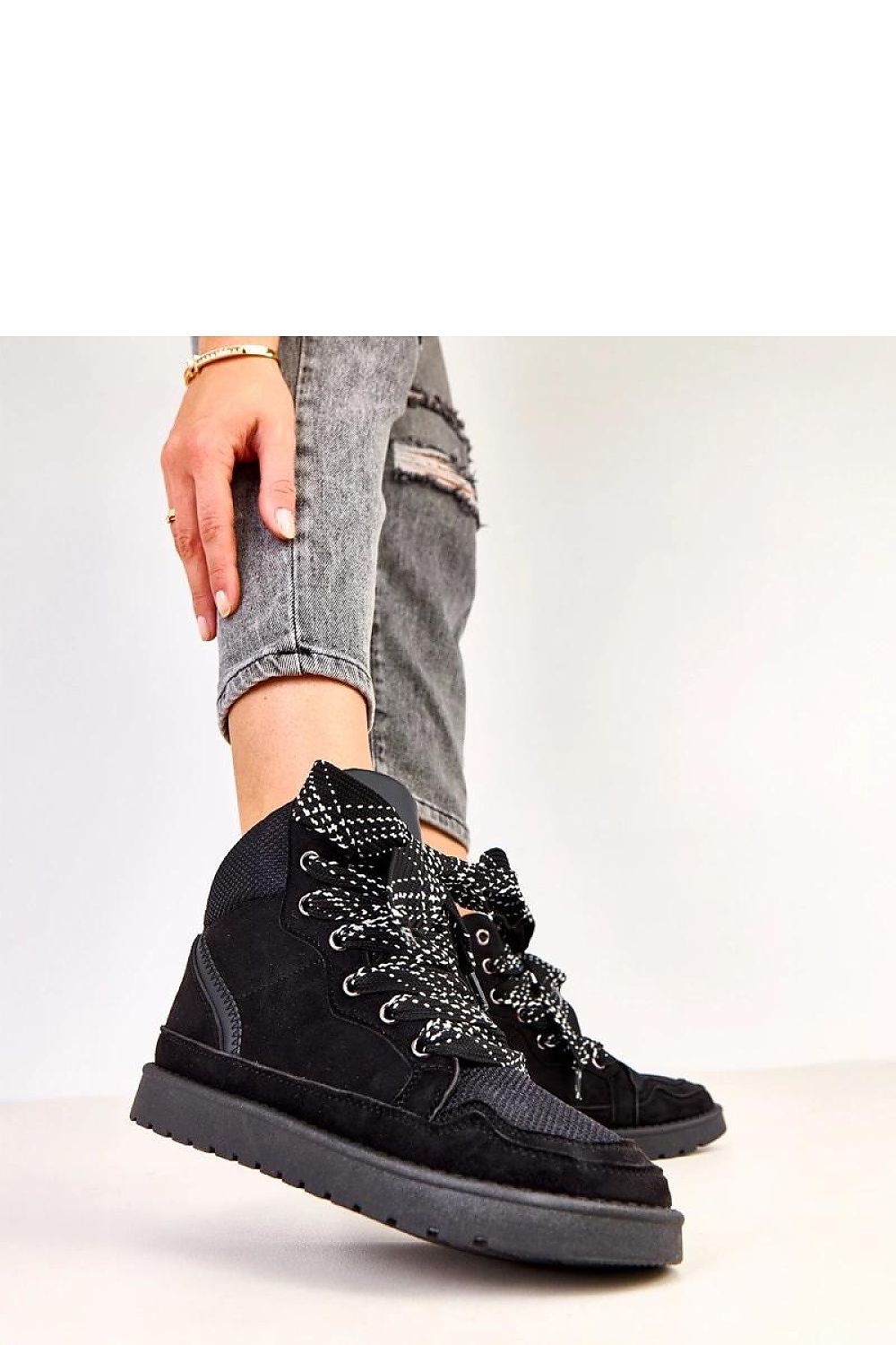   Buty Sportowe Model Klevis C2077-1 Black - Solea 