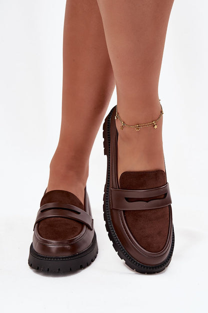   Mokasyny Model Cailen H8-960M CZekolada - Step in style 