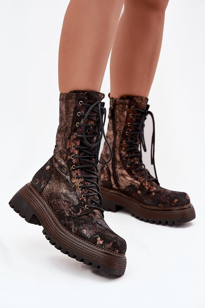   Workery Model Maciejka 06203-32 Brown/Gold - Step in style 