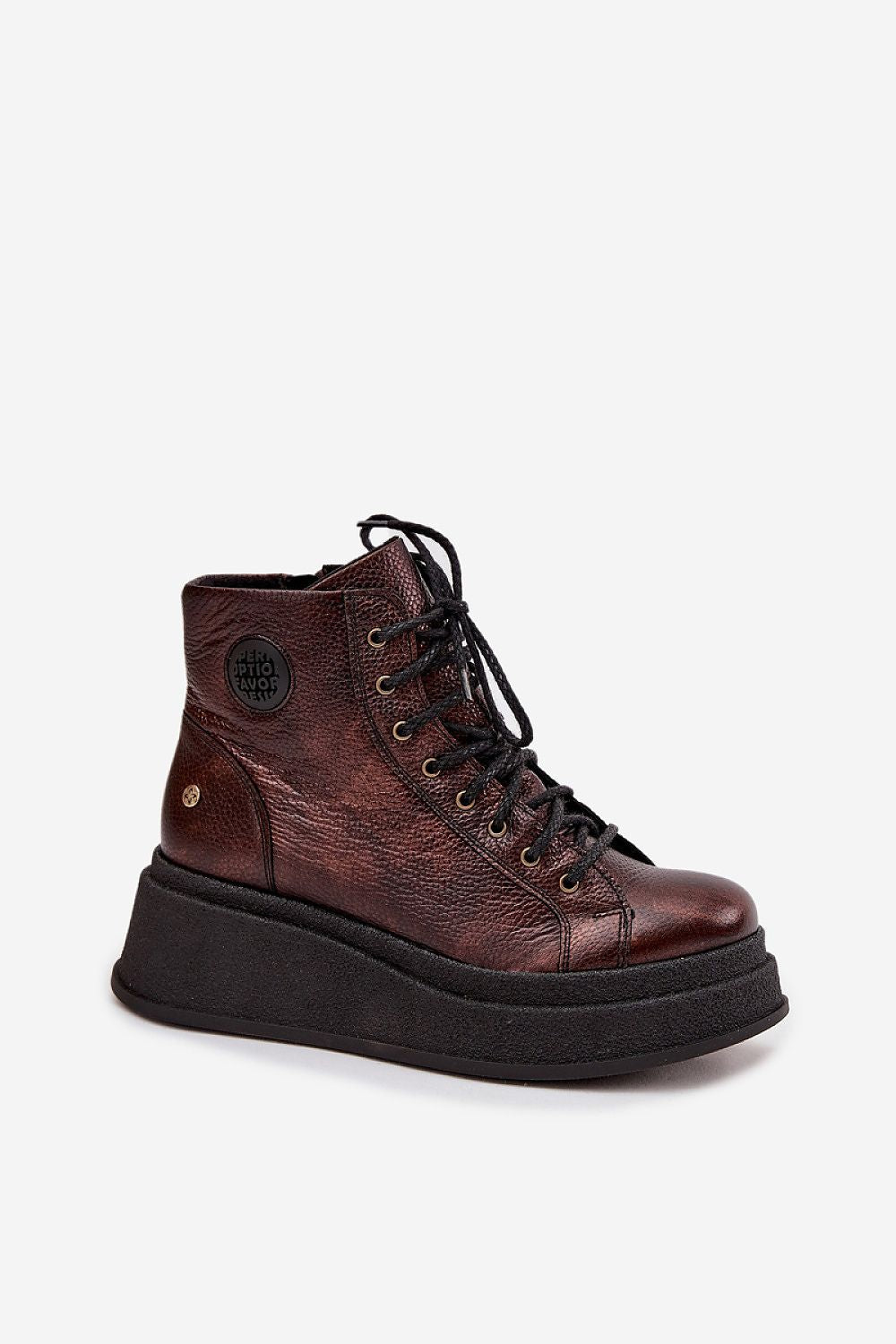   Botki Model Maciejka 06309-32 Metaliczny Brąz - Step in style 