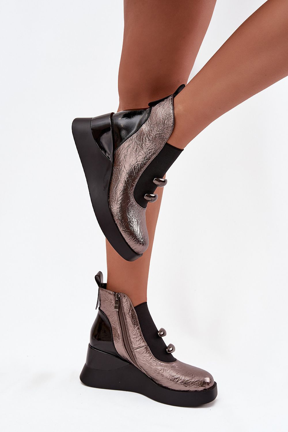   Botki Model DA MR52-106 Metall - Step in style 