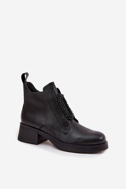   Botki Model DA JC52-869 Black - Step in style 